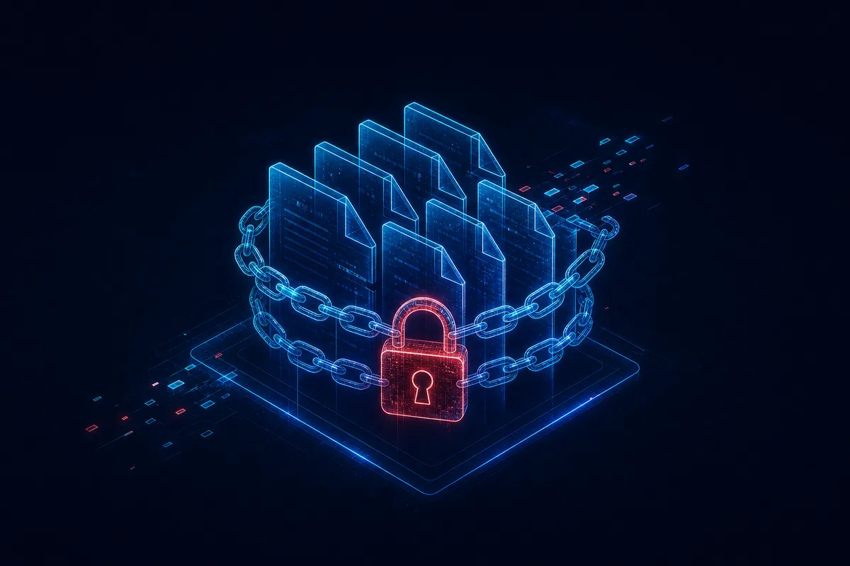 Cover illustration for Ransomware Prevention Tips for Small Businesses