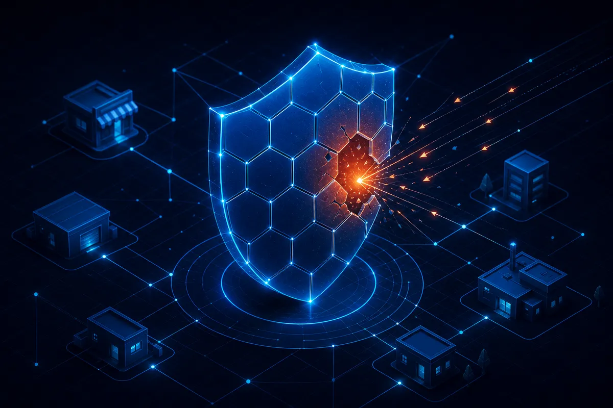 Cover illustration for SMB Cyber Gaps: Why Small Businesses Are Being Targeted