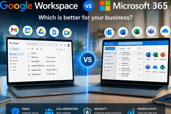 Google Workspace vs Microsoft 365 Business Comparison - Google Workspace vs Microsoft 365